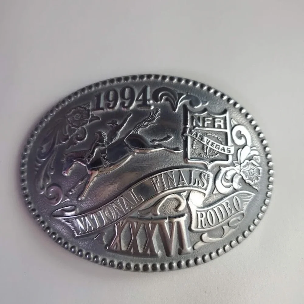 Vintage 1994 NFR National Finals Rodeo Belt Buckle 36th Anniversary Las Vegas